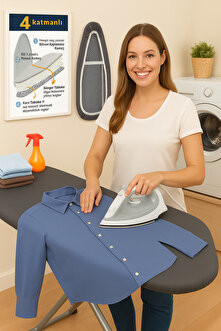 MissClean Ütü bezi Kılıfı Bezi Yanmaz Yapışmaz 50x140