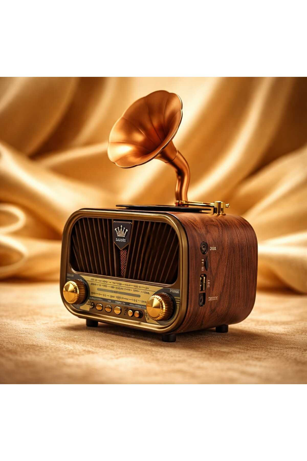 Everton RT-728 Gramofon Tasarımlı Müzik Kutusu ( Radyo )
