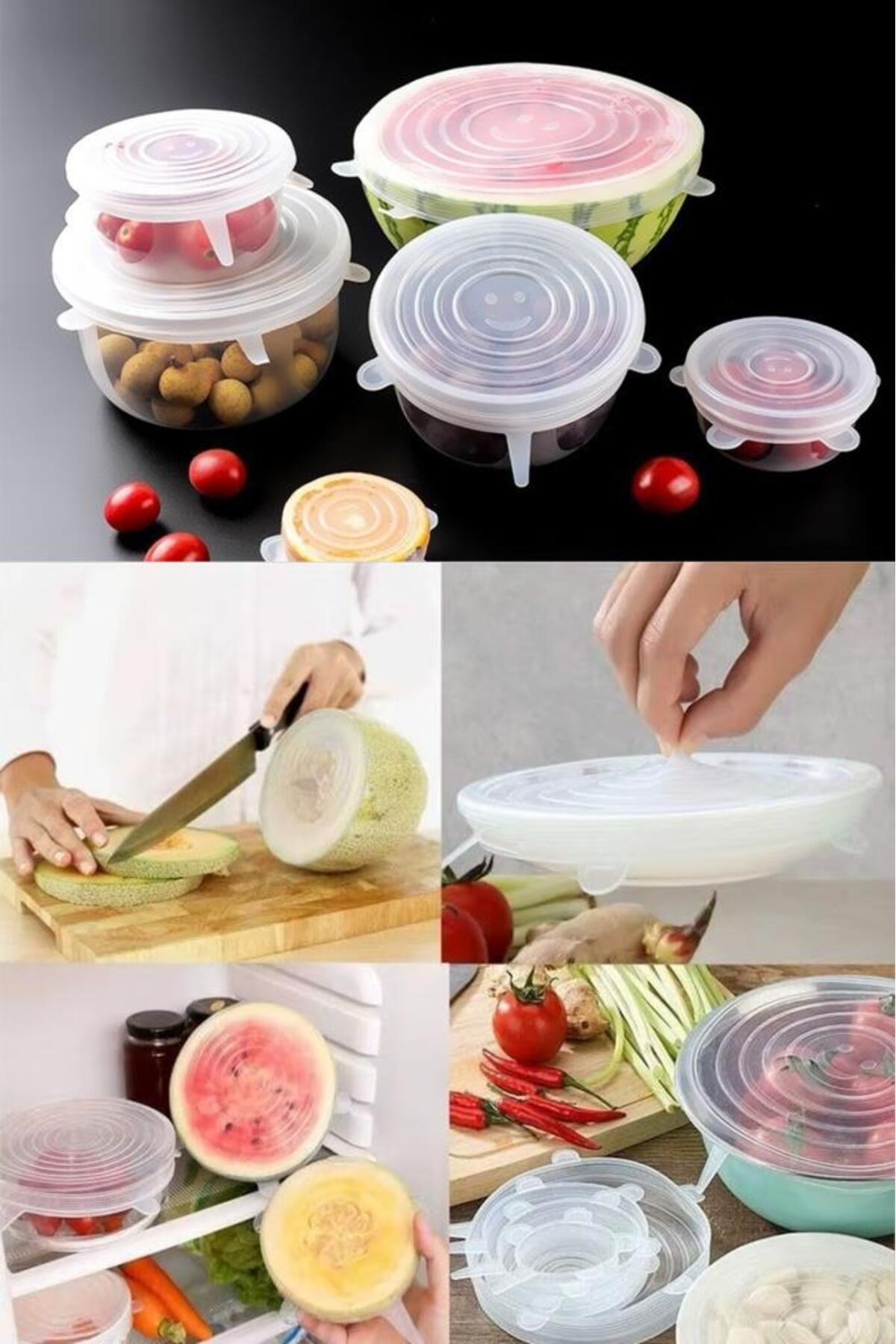 STREÇ KAPAK SETİ 6'LI