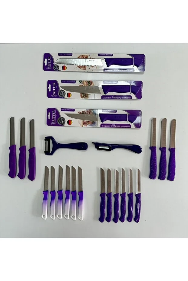 Solingen PRO Çeyiz Paketi MOR 23 Parça+ (Solingen Bez Hediyeli)