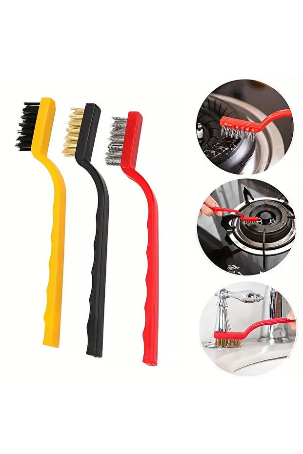 3'lü Tel Fırça Seti DERZ FIRÇA