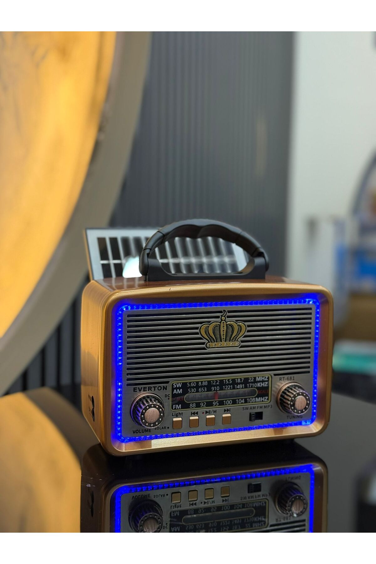 Everton RT-681 Solar Güneş Enerjili Müzik Kutusu ( Radyo )